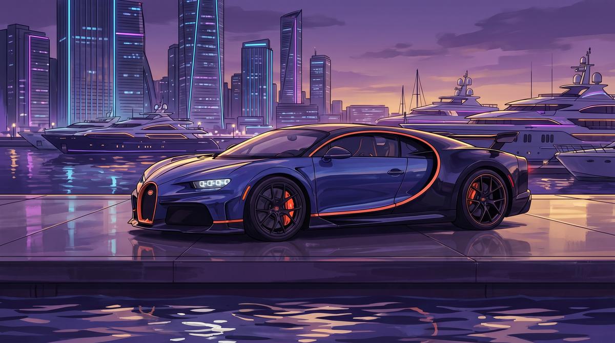 每日大赛-布加迪传奇动漫