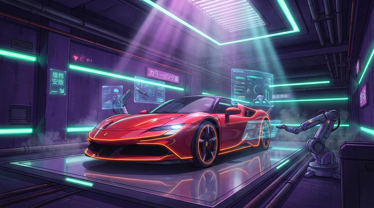 每日大赛-法拉利极速动漫