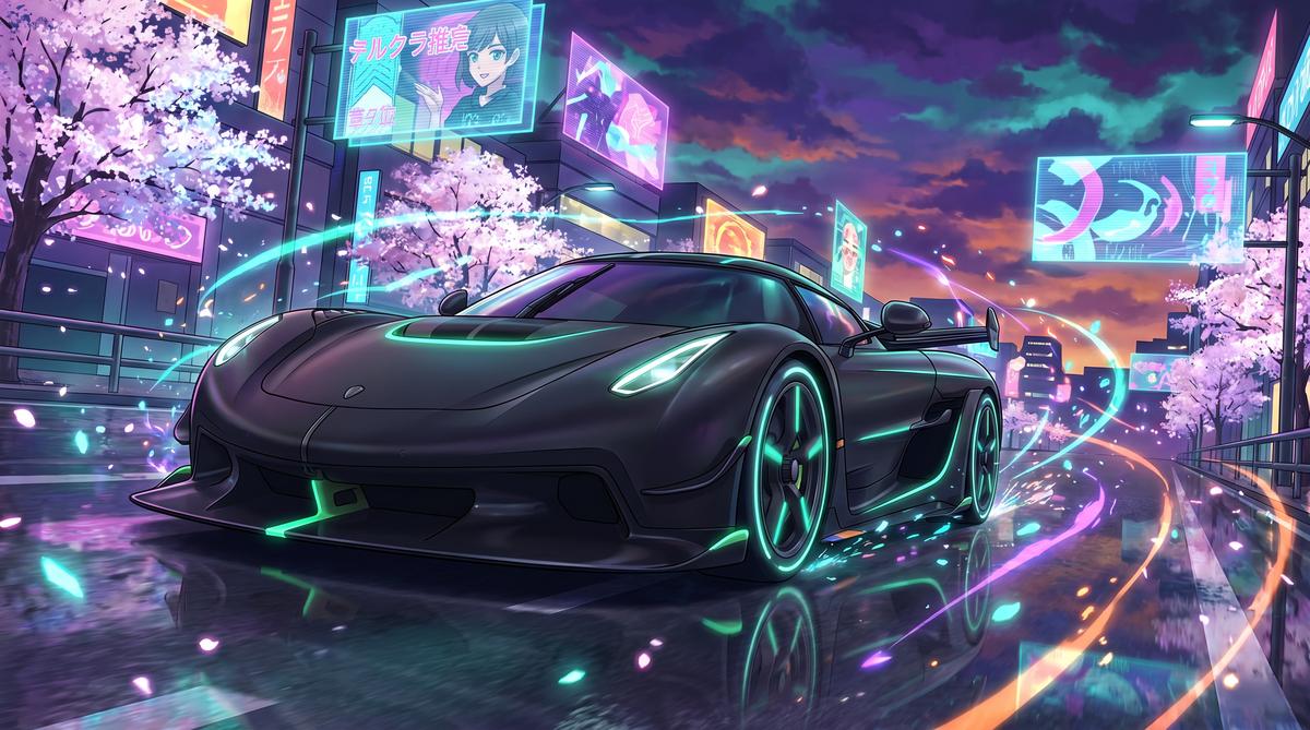 每日大赛-兰博基尼狂野动漫